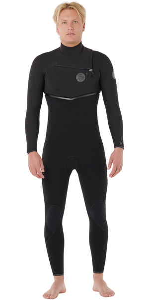2026 Rip Curl Mens E-Bomb 4/3mm Chest Zip Wetsuit 17RMFS - Black